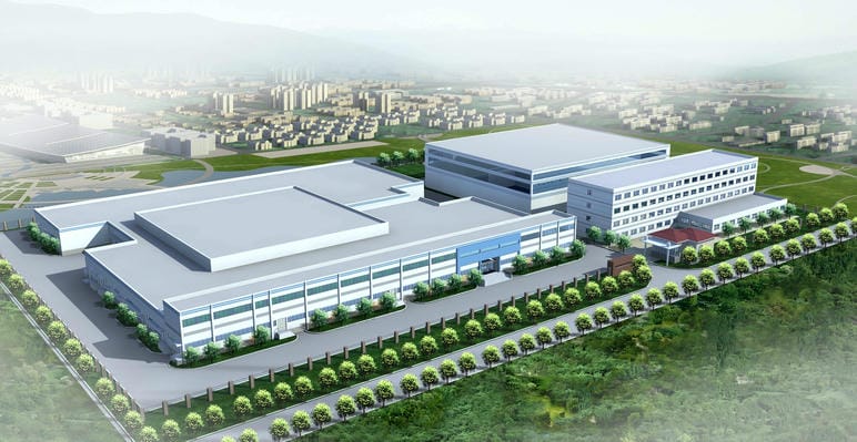 秦皇島長盛蘆筍防癌保健食品加工項(xiàng)目鳥瞰圖(1)